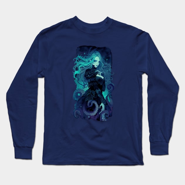 Sea Witch Long Sleeve T-Shirt by DarkSideRunners